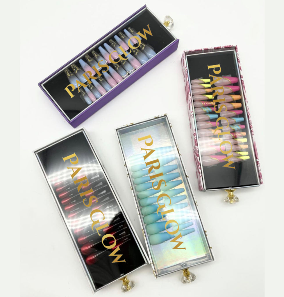 Paris Glow Press Ons